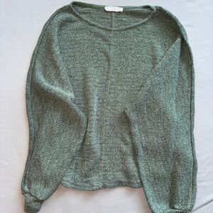 Lush Sage Green Knit Sweater
